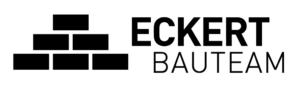 Logo Eckert Bauteam schwarz weißer Hintergrund