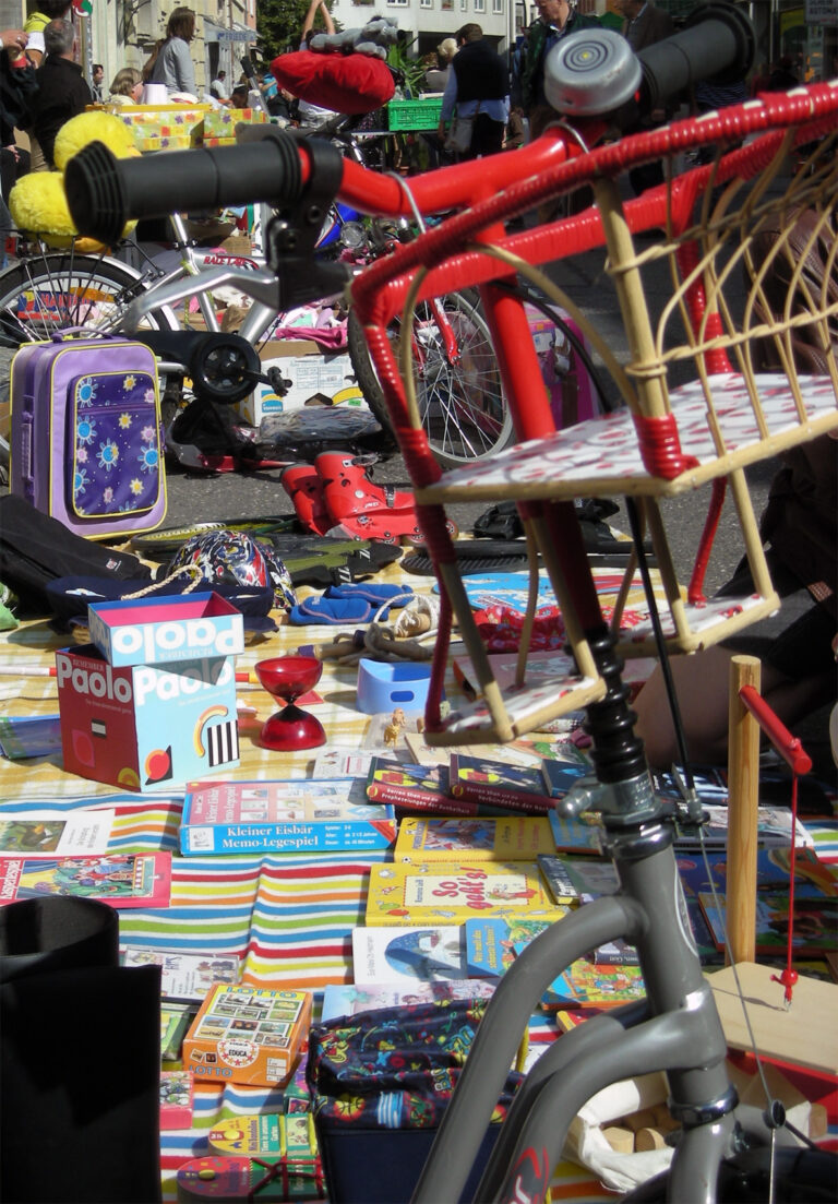Kinder-Flohmarkt auf dem Würzburger Stadtfest
